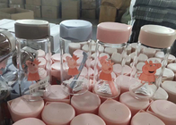 中国 300ml透明なジュースのびんのスポーツの水差し着色された水ガラス 工場
