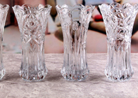 中国 標準的な花の装飾的なガラスつぼ/透明で小さい着色されたガラスつぼ 会社