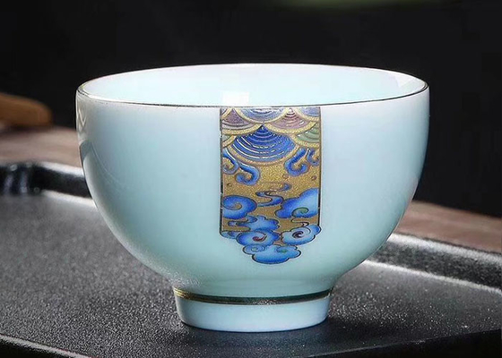 小さい中国様式の注文の陶磁器のマグの在庫の古典的な陶磁器の茶マグ